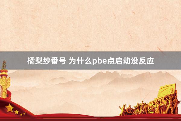 橘梨纱番号 为什么pbe点启动没反应