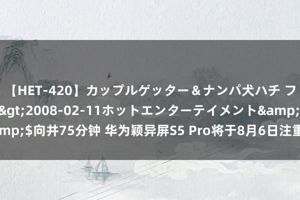 【HET-420】カップルゲッター＆ナンパ犬ハチ ファイト一発</a>2008-02-11ホットエンターテイメント&$向井75分钟 华为颖异屏S5 Pro将于8月6日注重亮相华为全场景新品发布会