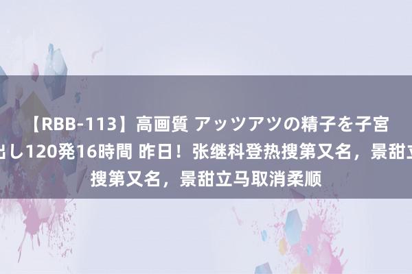 【RBB-113】高画質 アッツアツの精子を子宮に孕ませ中出し120発16時間 昨日！张继科登热搜第又名，景甜立马取消柔顺