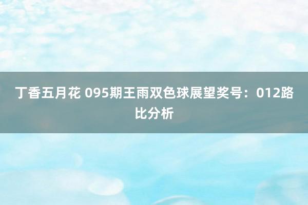 丁香五月花 095期王雨双色球展望奖号：012路比分析