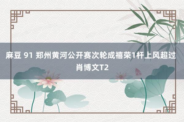 麻豆 91 郑州黄河公开赛次轮成禧荣1杆上风超过 肖博文T2